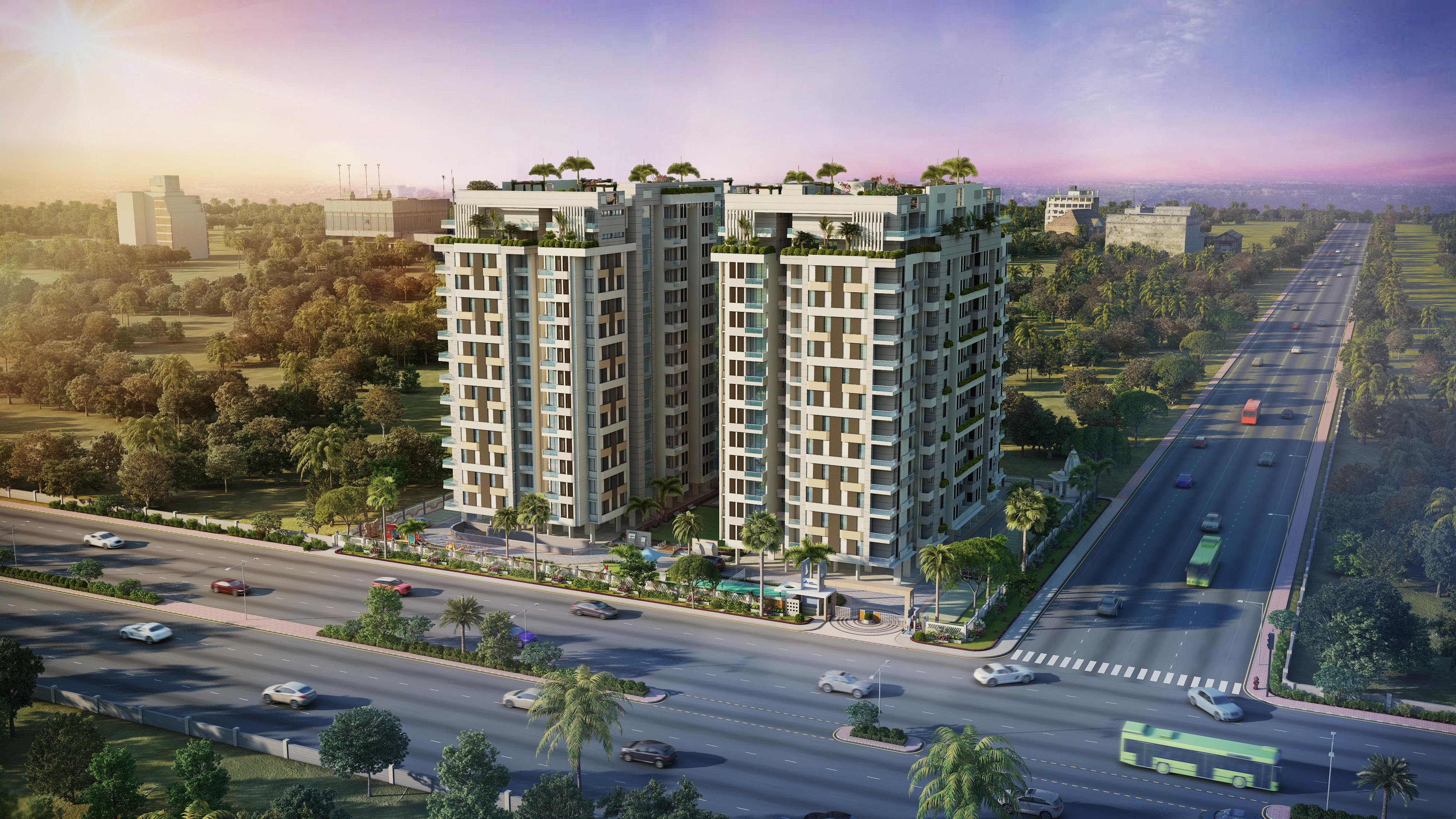 Deep Shree Saanand residential project view
